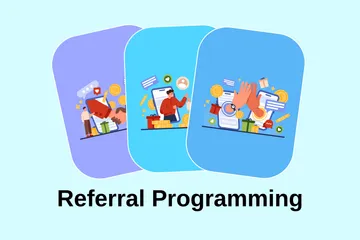Referral Programming Illustration Pack