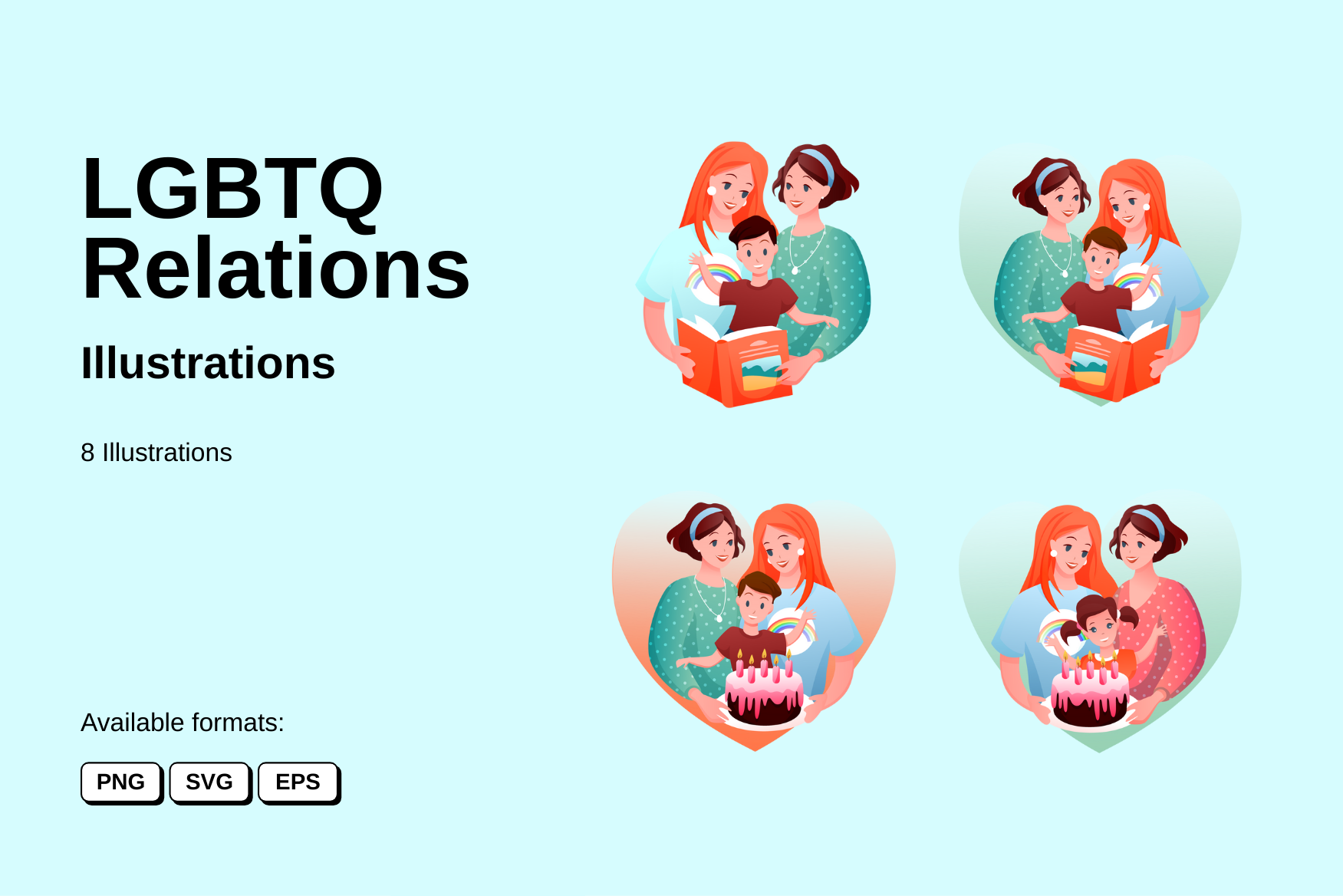 Obtén el paquete de Relaciones LGBTQ Illustration con 8 recursos gratis ...