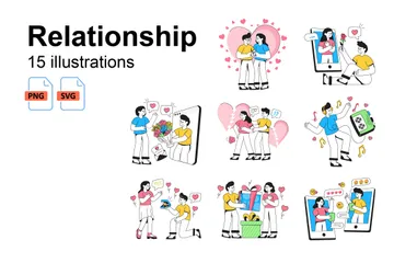 Relation Illustration Pack