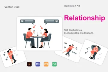 Relation Pack d'Illustrations