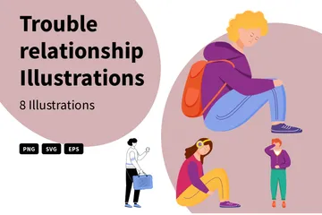 Relation problématique Pack d'Illustrations