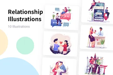 Relationship Illustration Pack