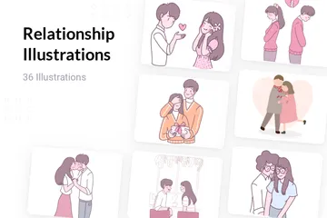 Relationship Illustration Pack