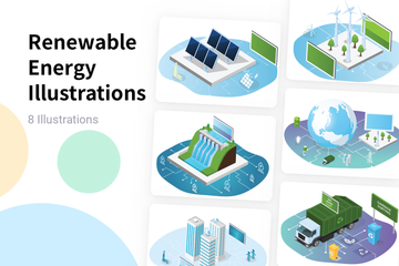 Renewable Energy Illustration Pack