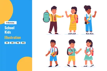 Retour à l'école Pack d'Illustrations