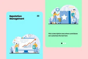 Reputation Management Illustration Pack