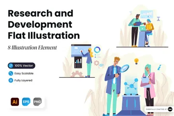 Research And Development Illustration Pack