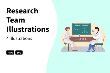 Research Team Illustration Pack