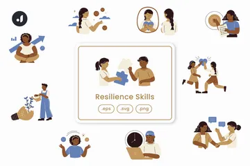 Resilience Skills Illustration Pack