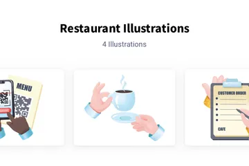 Restaurant Illustration Pack