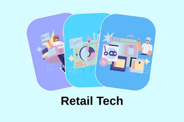 Retail Tech Illustration Pack