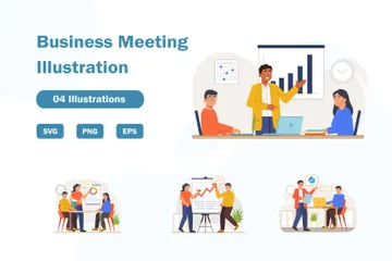 Reunião de negócios Pacote de Ilustrações
