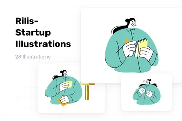 Rilis-Startup Illustration Pack