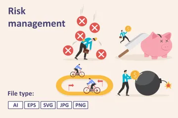 Risk Management Illustration Pack