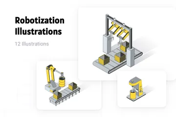 Robotisation Pack d'Illustrations