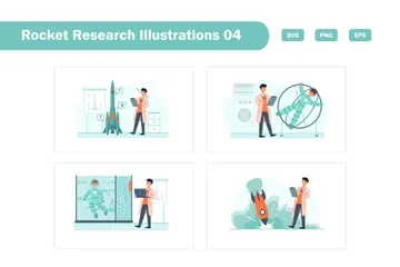 Rocket Research Illustration Pack