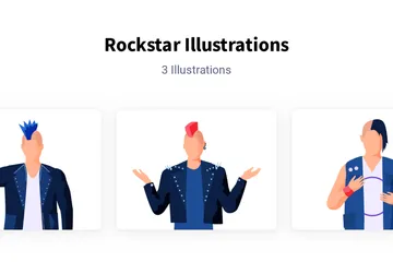 Rock star Pack d'Illustrations