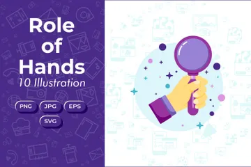 Role Of Hands Illustration Pack