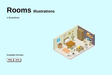 Rooms Illustration Pack