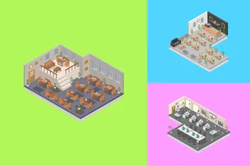 Rooms Illustration Pack