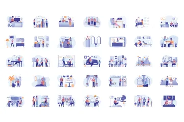 Routine quotidienne Pack d'Illustrations