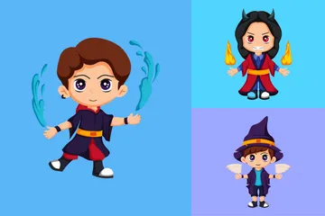 Royaume des personnages Pack d'Illustrations