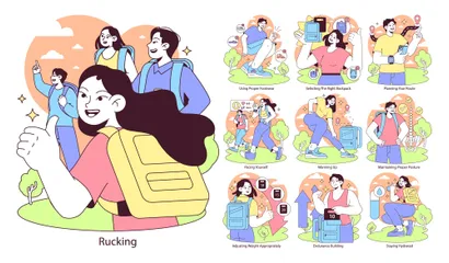 Rucking Paquete de Ilustraciones