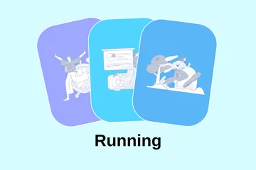 Running Illustration Pack