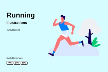 Running Illustration Pack
