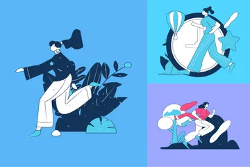 Running Illustration Pack