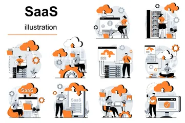 SaaS Illustration Pack