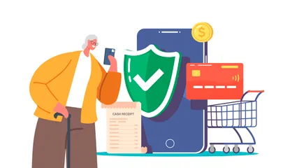 Safe Payment Illustration Pack