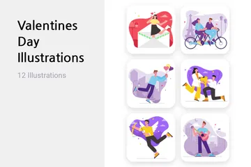 Saint Valentin Pack d'Illustrations