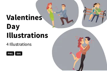 Saint Valentin Pack d'Illustrations