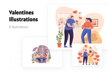 Saint Valentin Pack d'Illustrations