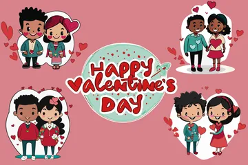 Saint Valentin Pack d'Illustrations