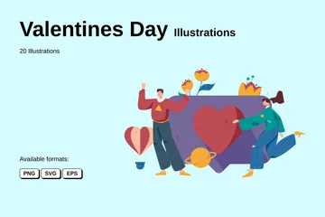 Saint Valentin Pack d'Illustrations