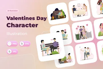 Saint Valentin Pack d'Illustrations