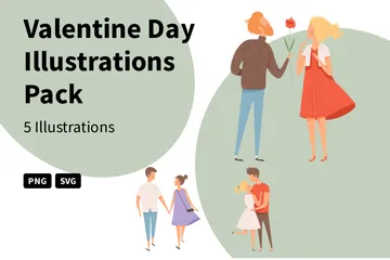 Saint Valentin Pack d'Illustrations