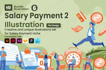 Salary Payment Illustration Pack