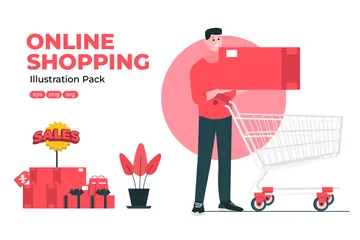 Sale And Shopping Illustration Pack