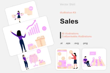 Sales Illustration Pack