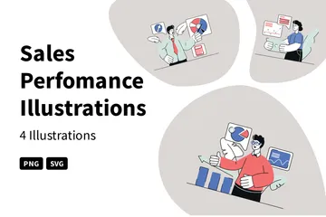 Sales Performance Illustration Pack