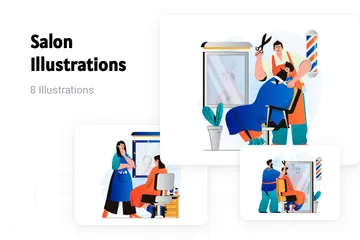 Salon Illustration Pack