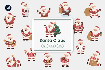 Santa Claus Paquete de Ilustraciones