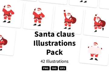 Santa Claus Illustration Pack