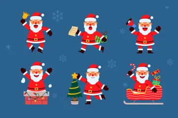 Santa Claus Illustration Pack