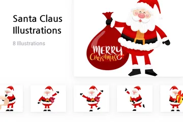 Santa Claus Illustration Pack