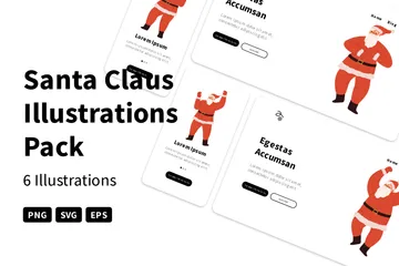 Santa Claus Illustration Pack