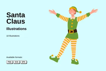 Santa Claus Illustration Pack